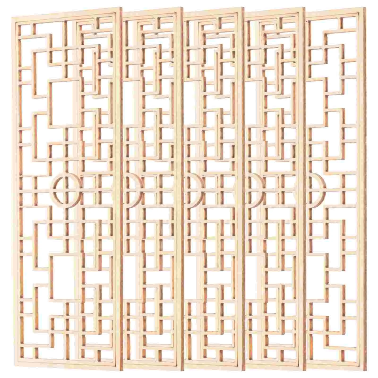 5 Pcs Screen Model for Kids House Toy Sand Table Mini Desktop Dollhouse Door Toys