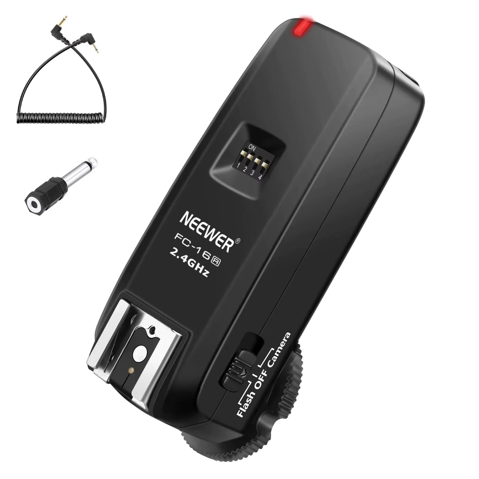 

Neewer FC-16 2.4G 16 Channels Wireless Remote Flash Receiver for Canon Nikon DSLR Cameras and Mirrorless Cameras