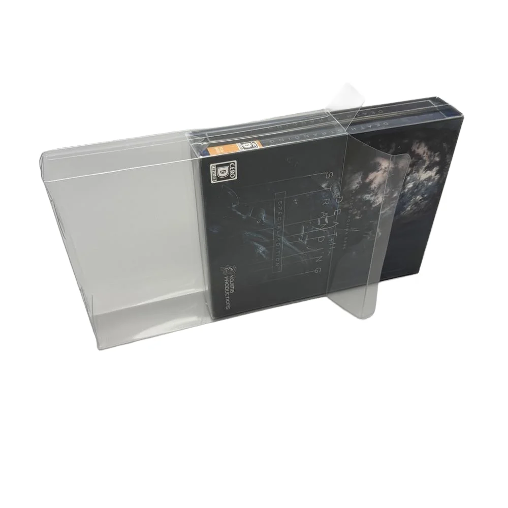 PET Box For Sony PlayStation4 PS4 Backbone One-Death Stranding Replacement Game Shell Collect Display Case Transparent Protector