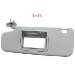 Visera para Chevrolet Sonic Spark, color gris izquierdo, 2012, 2013, 2014, 2015, 2016, 2017, 2018, 2019