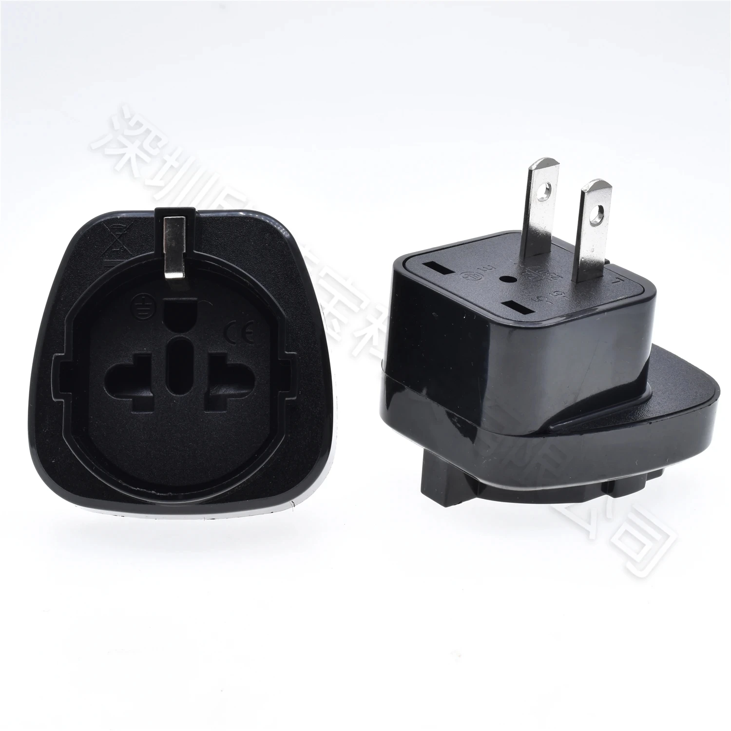 Adaptor daya Travel universal AS Kanada Jepang Meksiko AS (ue/Korea/Swiss/Italia/AS) ke (AS)
