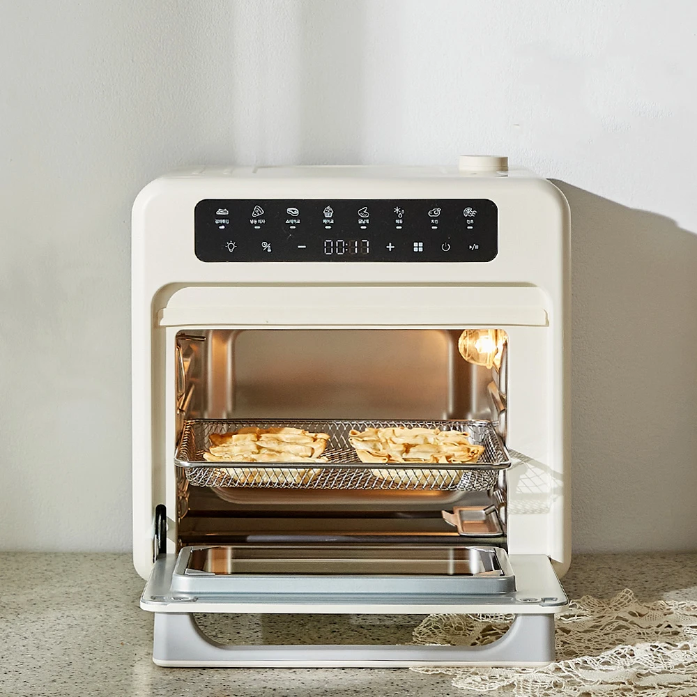 مقلاة هوائية رقمية من الفولاذ المقاوم للصدأ 304 بسعة 16 لتر