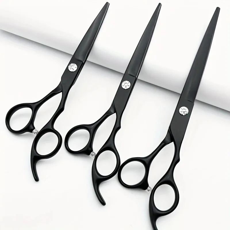 6.5''7.5'' 8.5'' Black Professional Hair Cut  Barber Hair Scissor Barber Hair Shears, Sharp Scissor for Barber