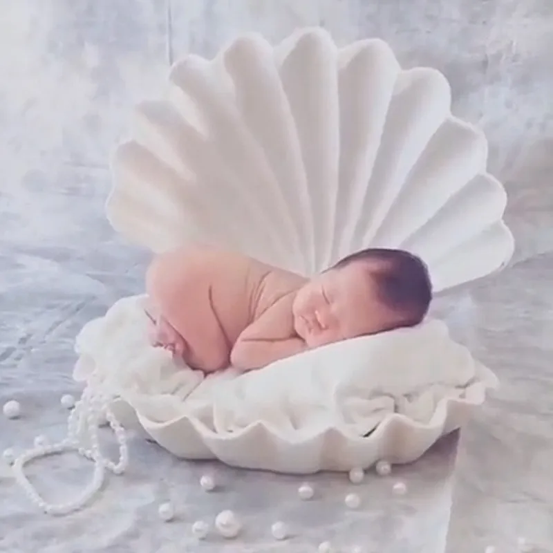 Newborn Photography Prop Photography Baby Props Iron Shell Photo Props Baby Studio Accessori Prop Set for Posing Newborn Shoot