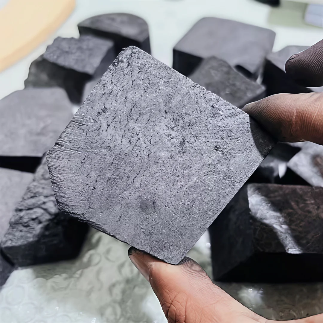 Natural Black Shungite Raw Stone Karelian Shungite Rough Mineral For Water Purification Reiki Home Decor
