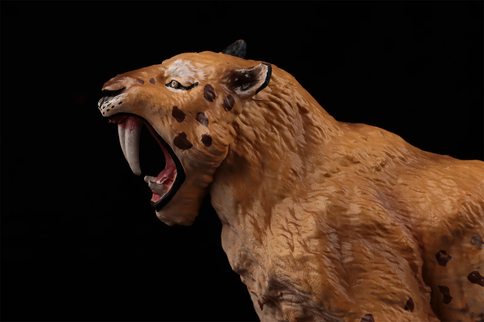 アースストーリースタジオサーベルタイガーモデル先史時代の動物フィギュアマカイロダスコレクションシーン装飾誕生日ギフトおもちゃ