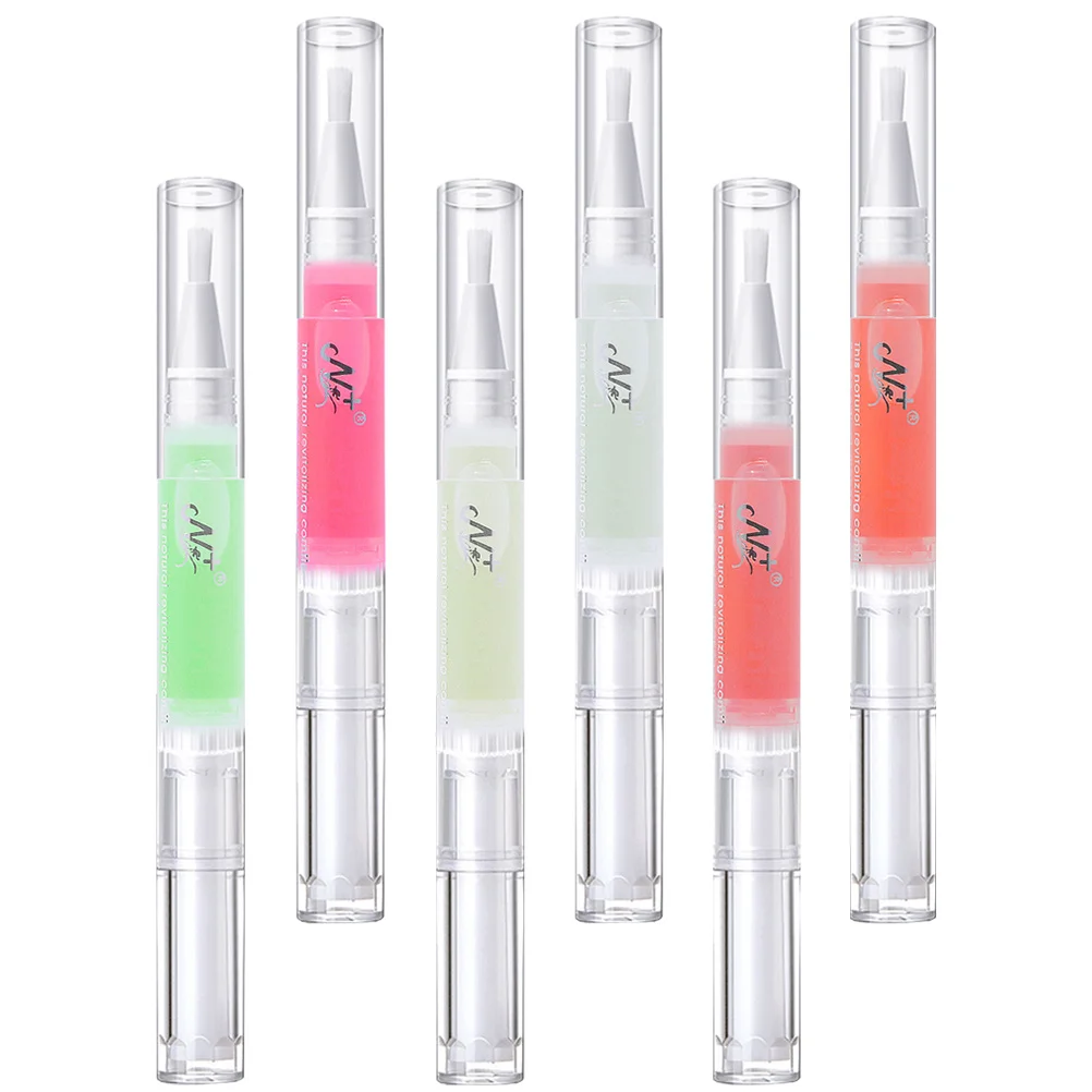 

6Pcs Nail Care Oil Pens Professional Manicure Tools Repair Cuticle Softener Salon Nail Nourishing Moisturizer Pens