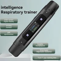 Espirómetro Bluetooth, entrenador de aliento electrónico, entrenamiento de inhalación y exhalación, probador de recuperación de capacidad Vital muscular pulmonar