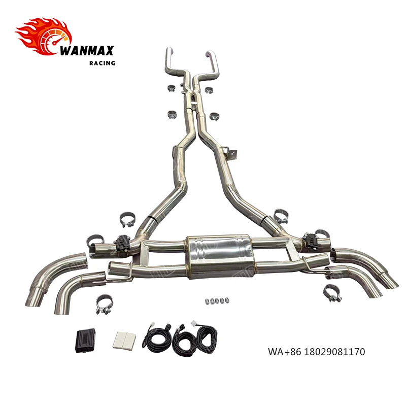 

Высокопроизводительная выхлопная система Catback с клапанами из нержавеющей стали 304SS для G05 X5 M50I G06 X6 M50I (Catback/Axleback)