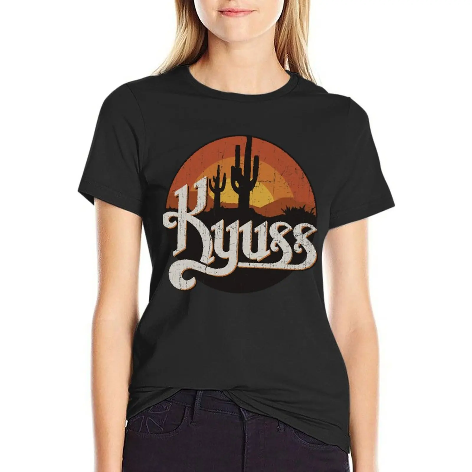 Kyuss Sunset 1987 Classic T-Shirt summer tops kawaii clothes summer clothes Female clothing funny t shirts for Women