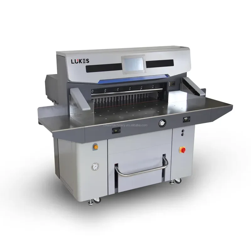 CE Certificate High Quality 920 Control Dual Hydraulic Industrial Automatic Guillotine A3 Paper Cutter Machine