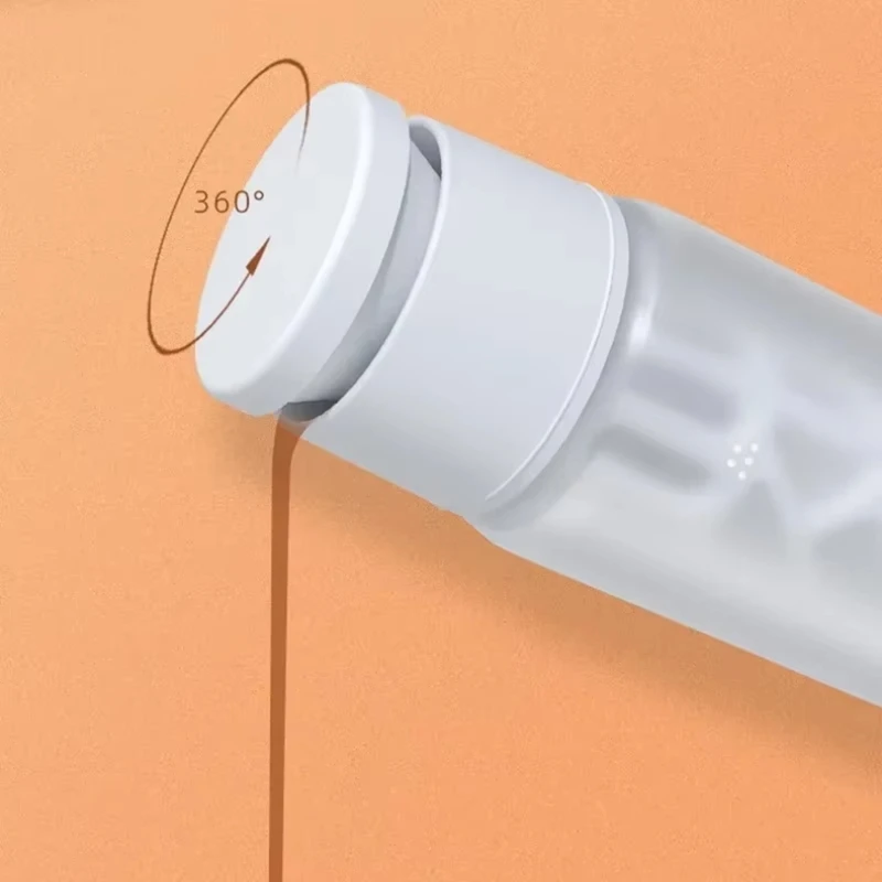Caffettiera ABAE-Cold Brew con vetro smerigliato, filtro incorporato e spazzola per la pulizia - Ideale per caffè liscio e ricco per la casa