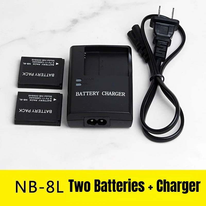 شاحن NB-8L، بطارية الكاميرا، لكانون A2200 A3000 A3001 A3100 A3200 A3300 PC1474 PC1475 PC1585 PC1589 PC1590