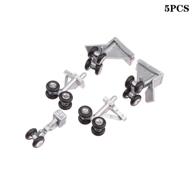 5pcs/set B747 A380 Aircraft Airplane Airliner Model Landing Gear Wheels And Stand Base Accessories Display