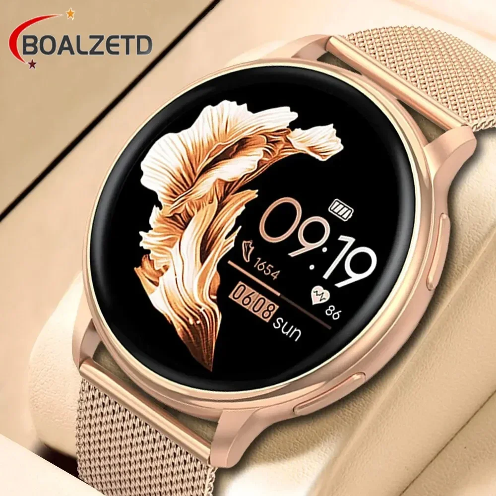 Bluetooth Call Smart Watch Women Custom Dial Steel Watches Men Sports Fitness Tracker Heart Rate Smartwatch For Android IOS