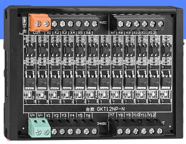 Optocoupler isolated PLC, DC signal, no contact, solid state relay, modular module, transistor