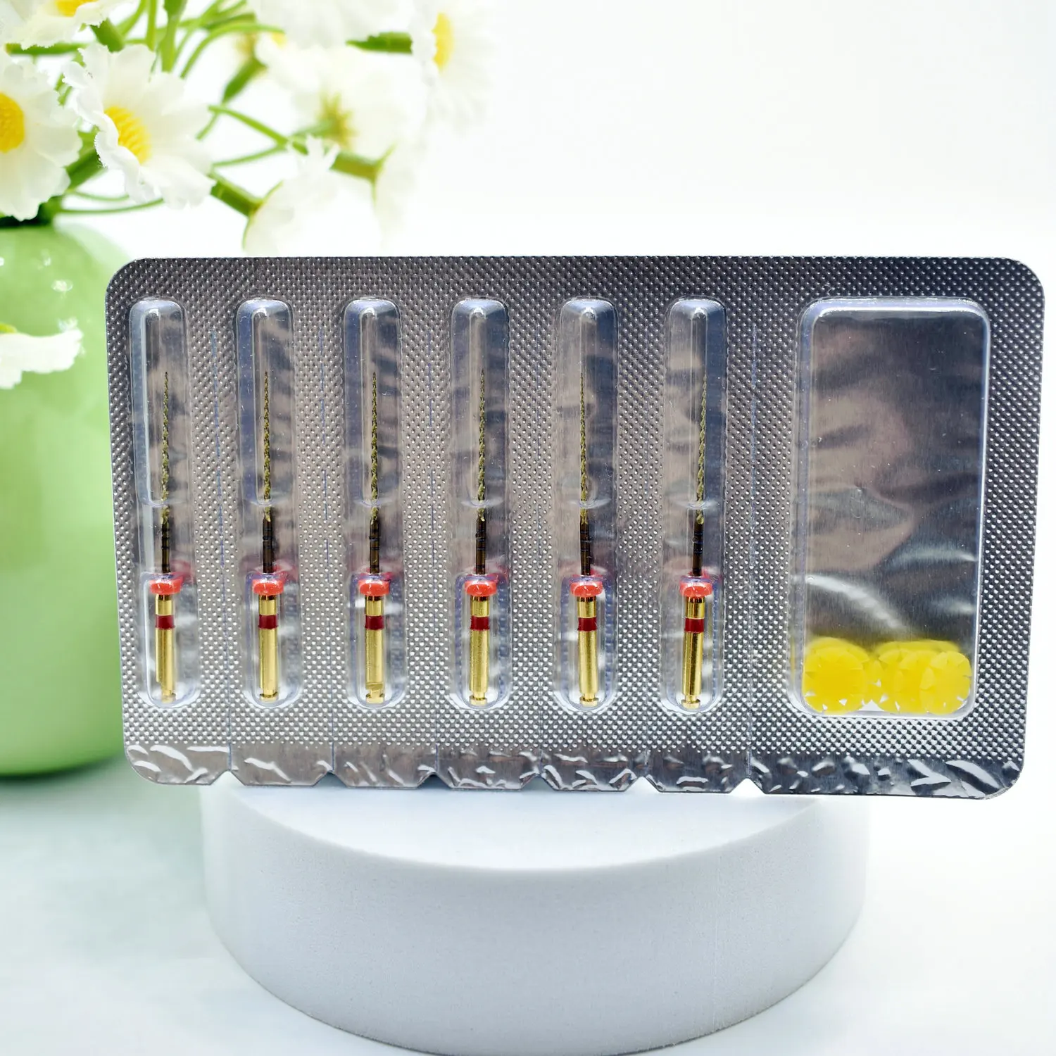 Instrument dentystyczny SC Pro pilniki obrotowe aktywacja cieplna złote SOCO pilniki Endo kanał korzeniowy dla stomatologii endodontyczne narzędzie stomatologiczne — zdjęcie 5