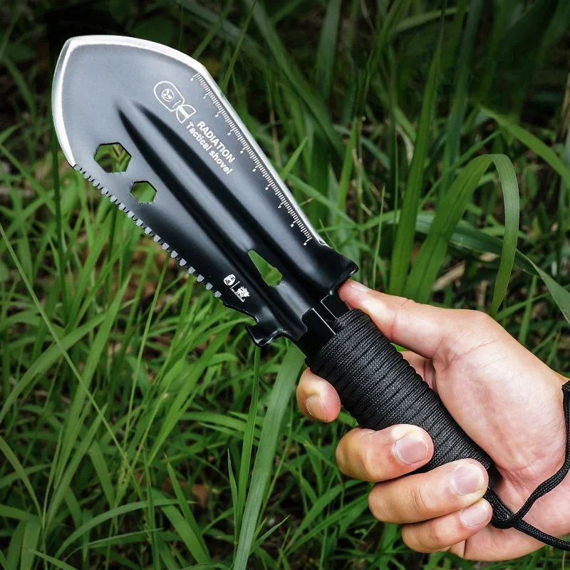 Multi-purpose Outdoor Small Shovels, Portable Engineer Gardening Tool, Exquisite Stainless Steel Fishing Shovels