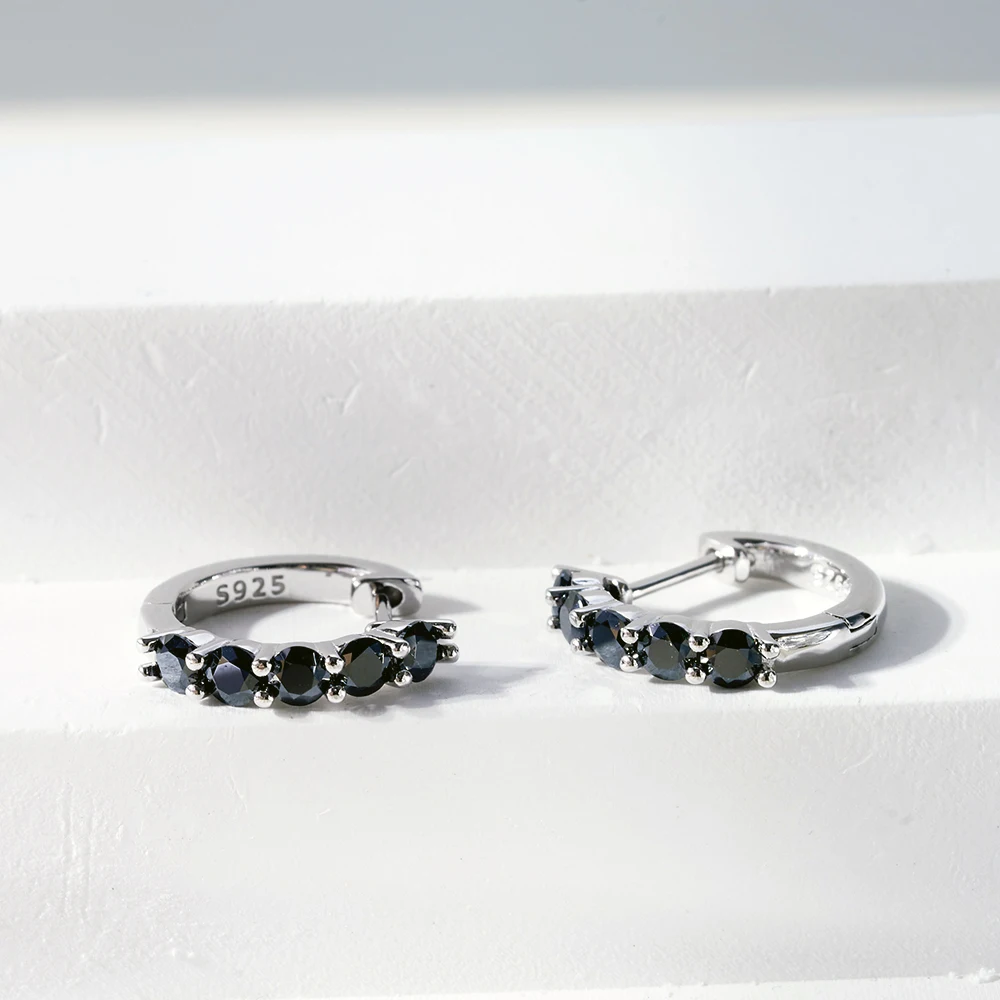 JoyceJelly Ohrstecker aus 925er-Sterlingsilber mit Moissanit-Diamant, 1 CT/2 CT, Rundschliff, Ohrhaken, Damen-Ohrringe, Hochzeit, edler Schmuck – Detail 18