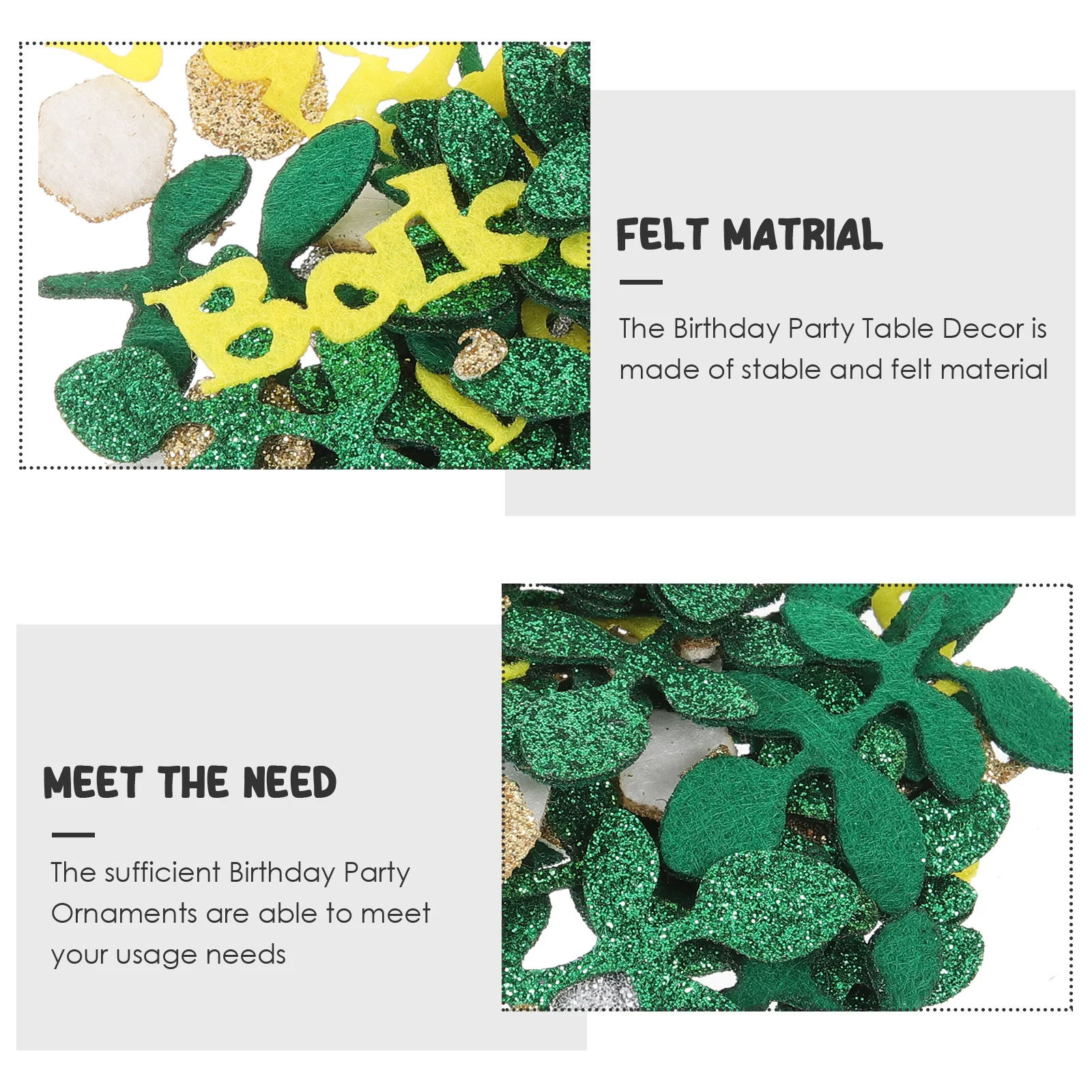 

Sage Decoration Gender Reveal Birthday Wedding Table Felt Scatter Confetti Props Baby Shower Decorations Party Supplies Colorful