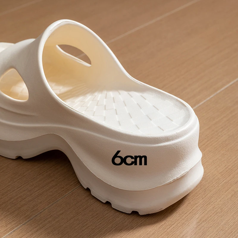 Comfort Platform Wedge Heel Height Increase Sandals Women 2026 Summer Lightweight EVA Outdoor Slippers Woman's Fashion Slippers