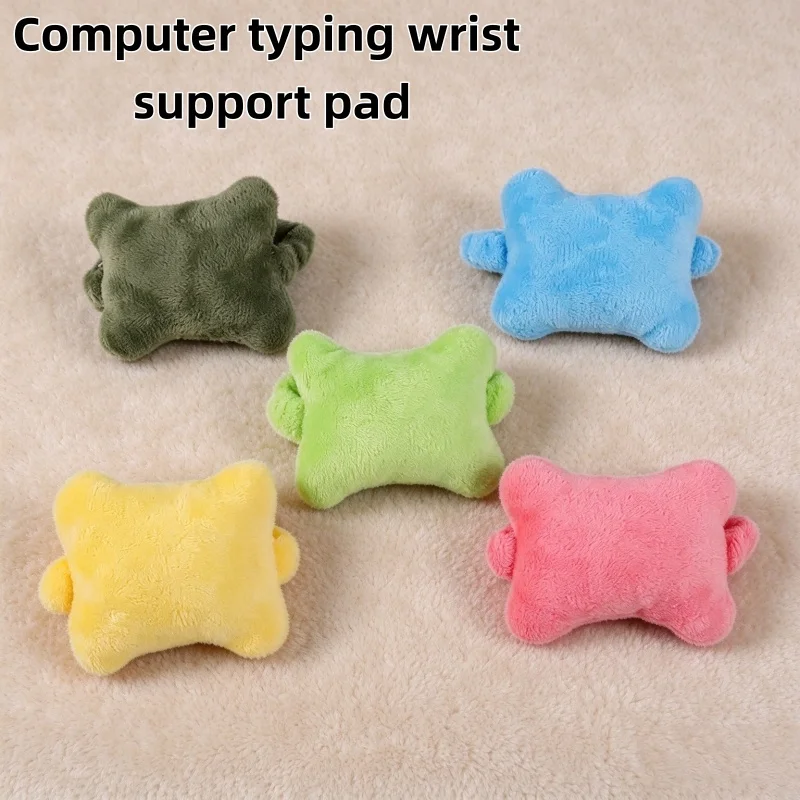 Cute Plush Wrist Support Pillow Adjustable Elastic Wrist Pad Office Computer Typing Mouse Wrist Rest Cushion for Desk Work