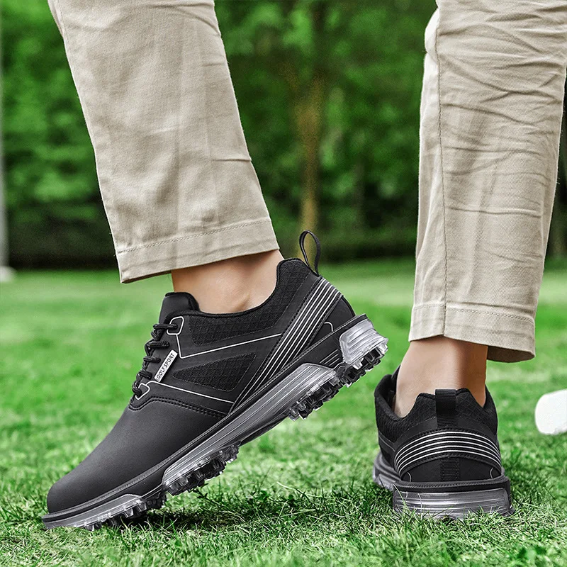 High Quality Golf Shoes Men's Professional Sneakers Spikes Outdoor Walking Golfing Shoe Non Slip Footwears for Golfer Breathable