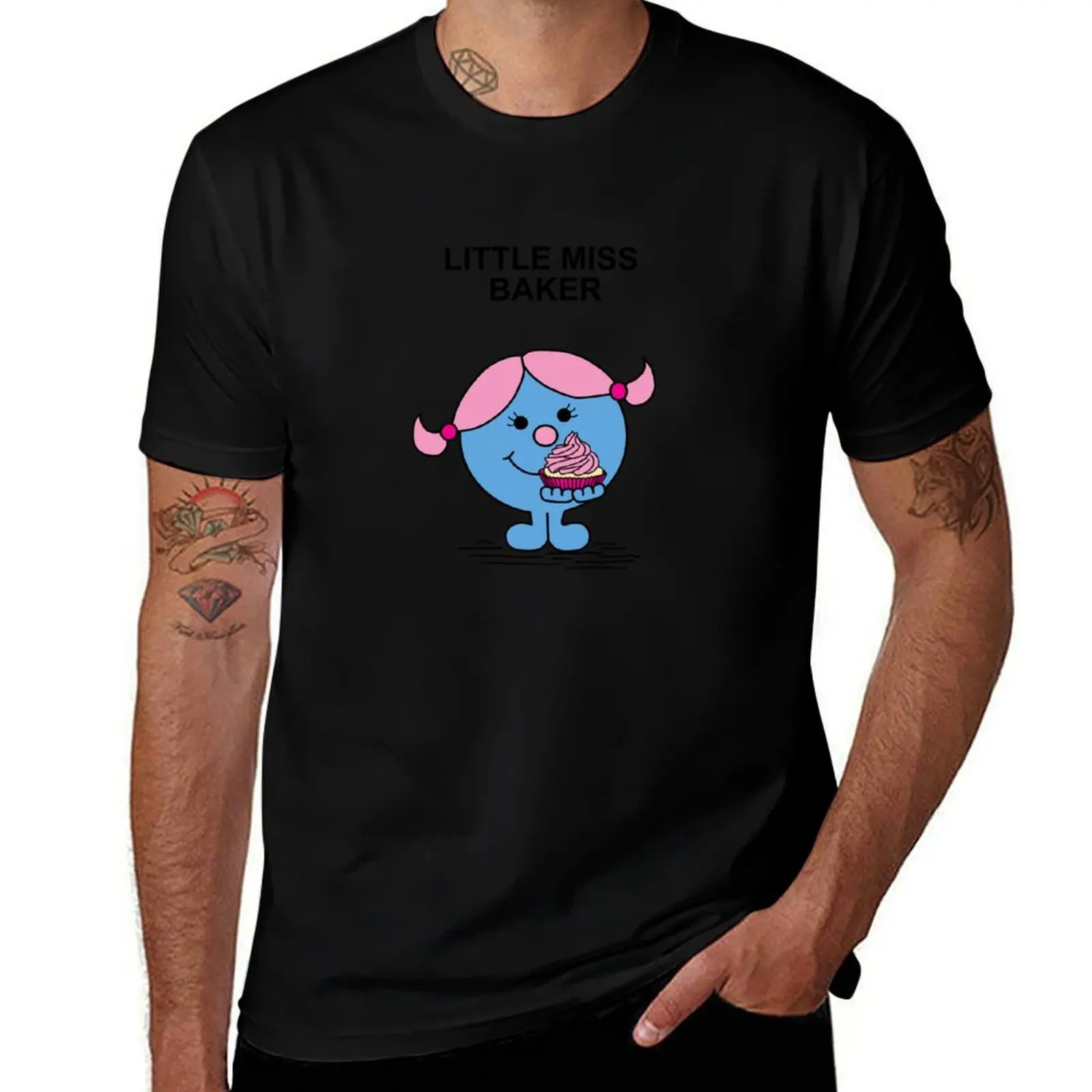 Little Miss Baker T-Shirt Plus Size Simple Casual Top T-Shirt