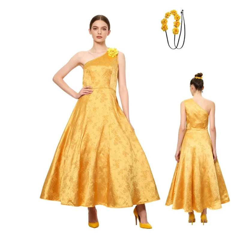 

Crazy Animal City Rabbit Police Officer Judy Cosplay Costume Yellow Dress for Women Girls Halloween Carnival Party Costumes