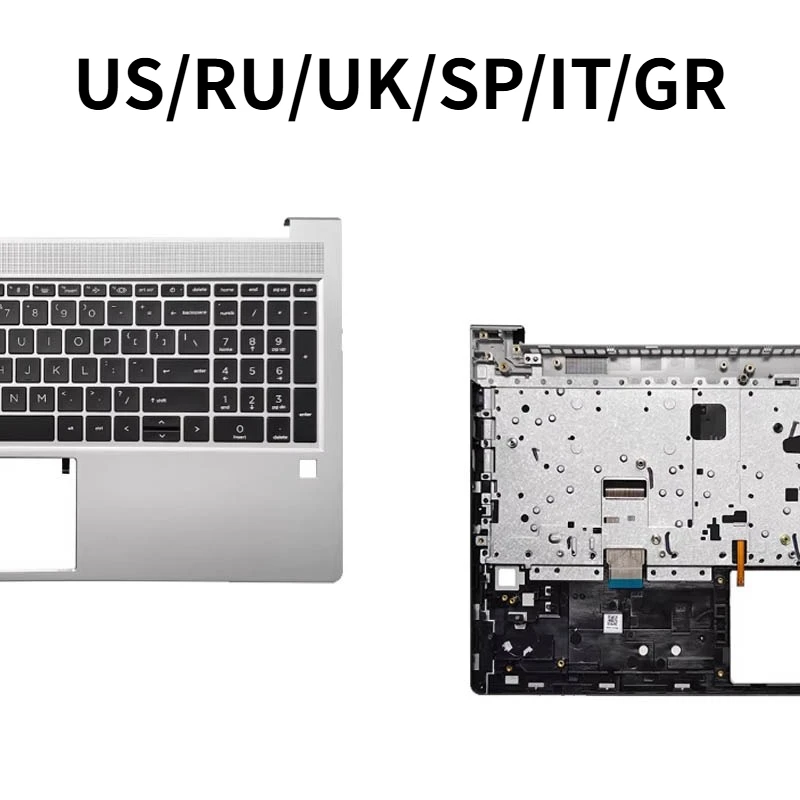 

New Laptop For Probook 450 G10 ZHAN 66 15 G6 Keyboard Palmrest Upper Cover Computer Replacement Part Accessories N43875-001