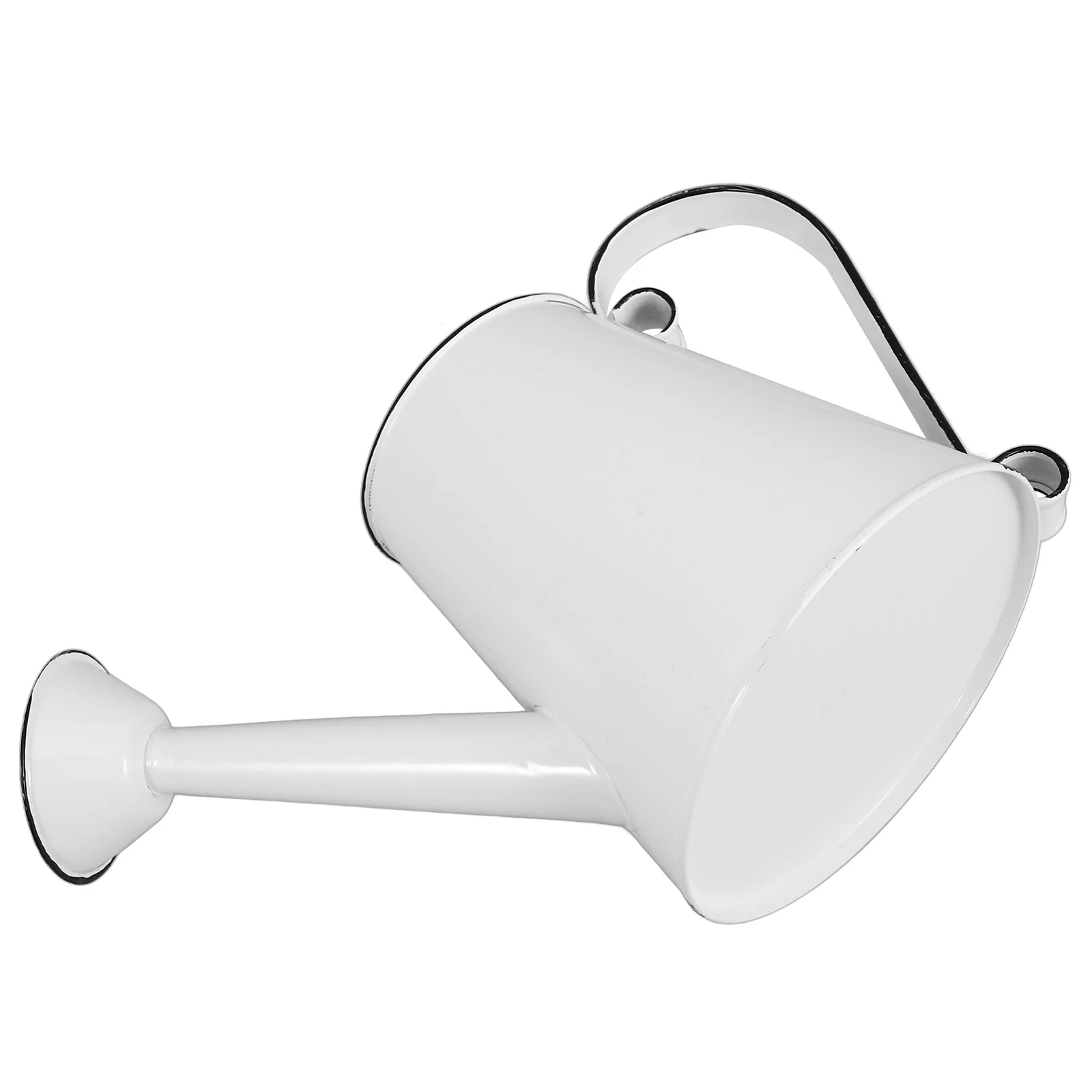 

1pc Rustic Metal Flower Vase Vintage Iron Bucket Distressed Finish Farmhouse Decor Large Decorative Vase For Dried Flowers