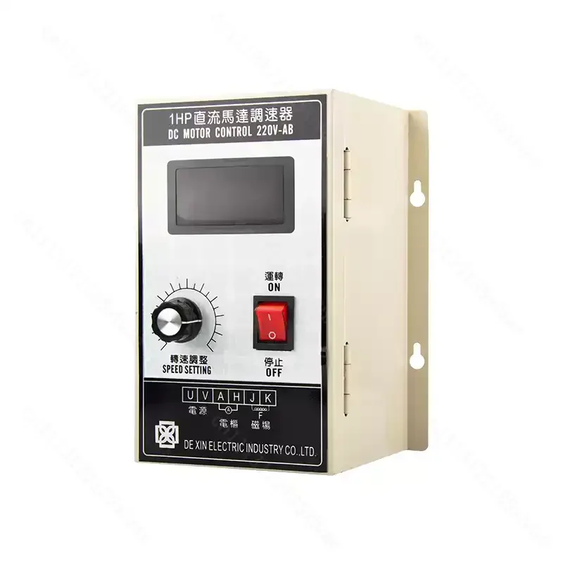 1HP Controller 500W DC Motor Motor Governor Speed Control Switch Meter Motor Control Panel DC220V