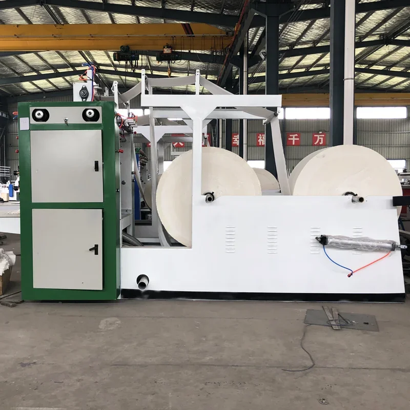 YG Low Investment Pocket Facial Tissue Paper Machine Making Folding Packing Automatic Handkerchief Paper Production Line