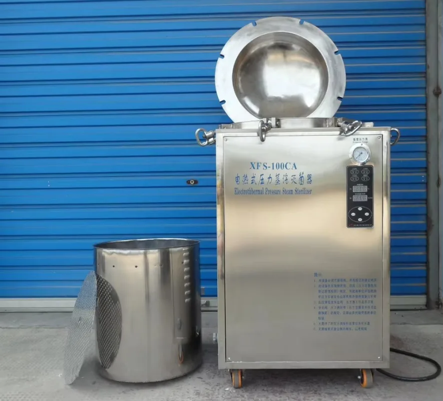 Large capacity high temperature sterilizer/commercial disinfection machine/stainless steel autoclave