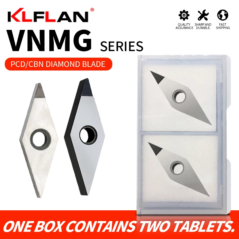 

VNMG PCD CBN Diamond CNC Indexable Inserts Machinable Materials Such As Aluminum Copper Cast Steel Turning Inserts