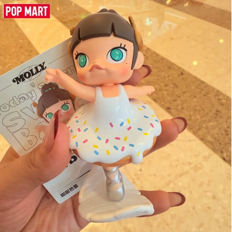 حقيقية Popmart مولي الناس الذين يحبون سلسلة الخبز صندوق أعمى لعبة الطاولة الديكور موضة مفاجأة فتاة هدية عيد ميلاد