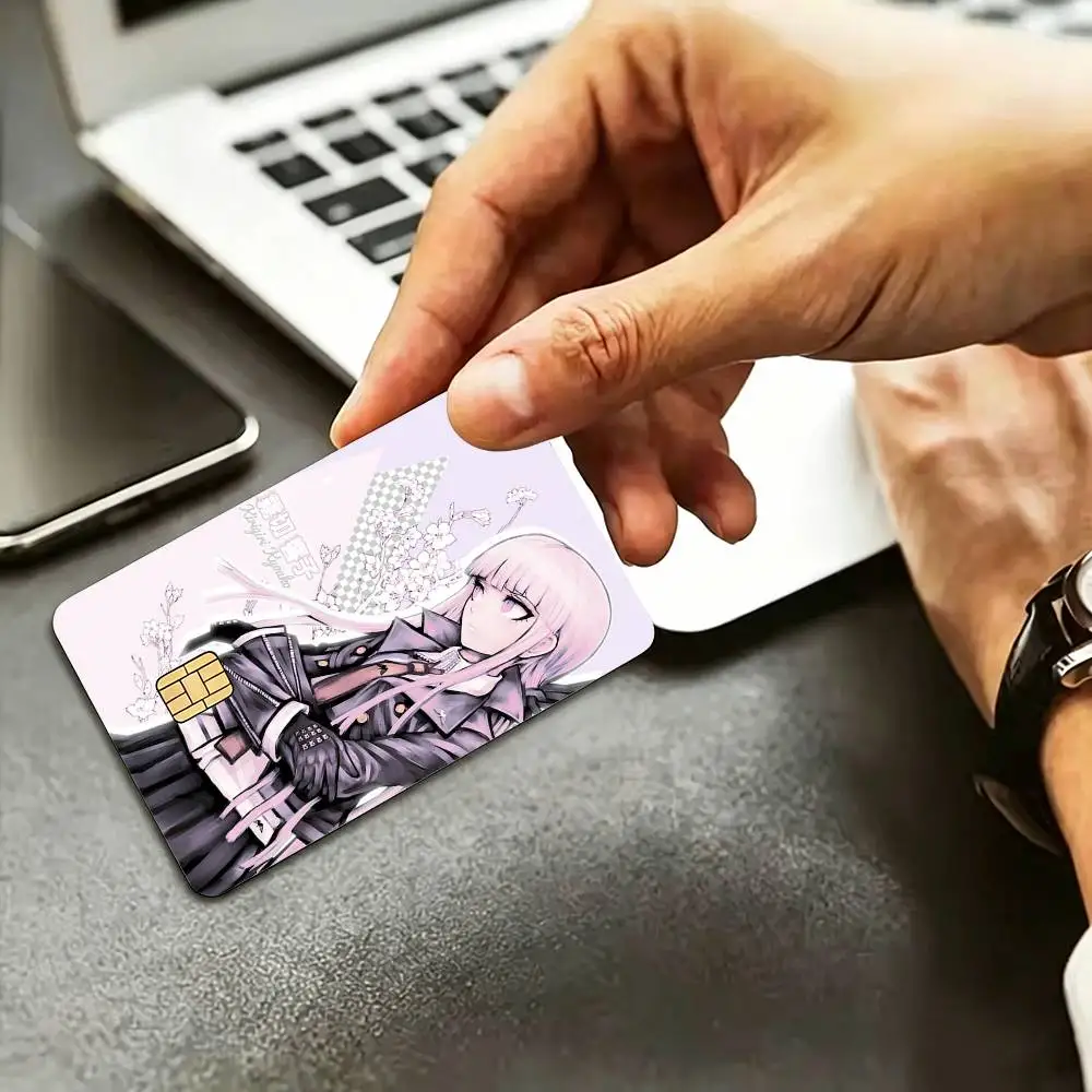 Danganronpa Kyoko Kirigiri HD Waterproof Credit Card Stickers Silicone Decals For Chip Game Cards