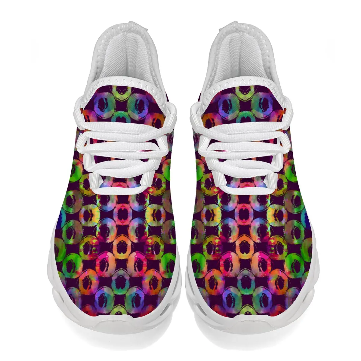 

Обувь на платформе с милым мультяшным принтом, легкие сетчатые кроссовки для бега, повседневная обувь для девочек, подарок на Хэллоуин, кроссовки для мальчиков и детей