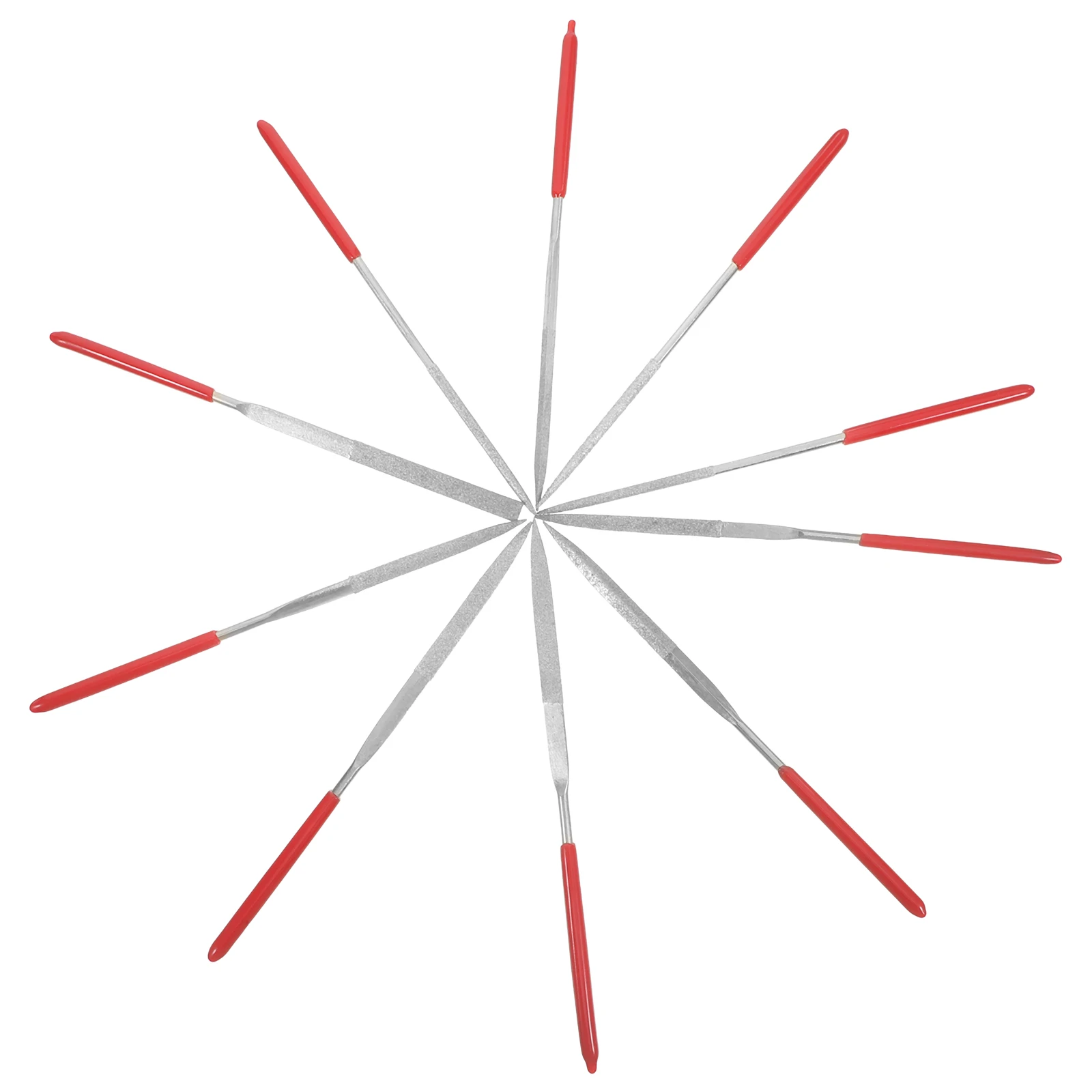 

10Pcs Metal File Set Mini Files Multiple Shapes for Jewelry Making Guitar Fret Polishing Small Metal Craft Needle Files Tool Kit