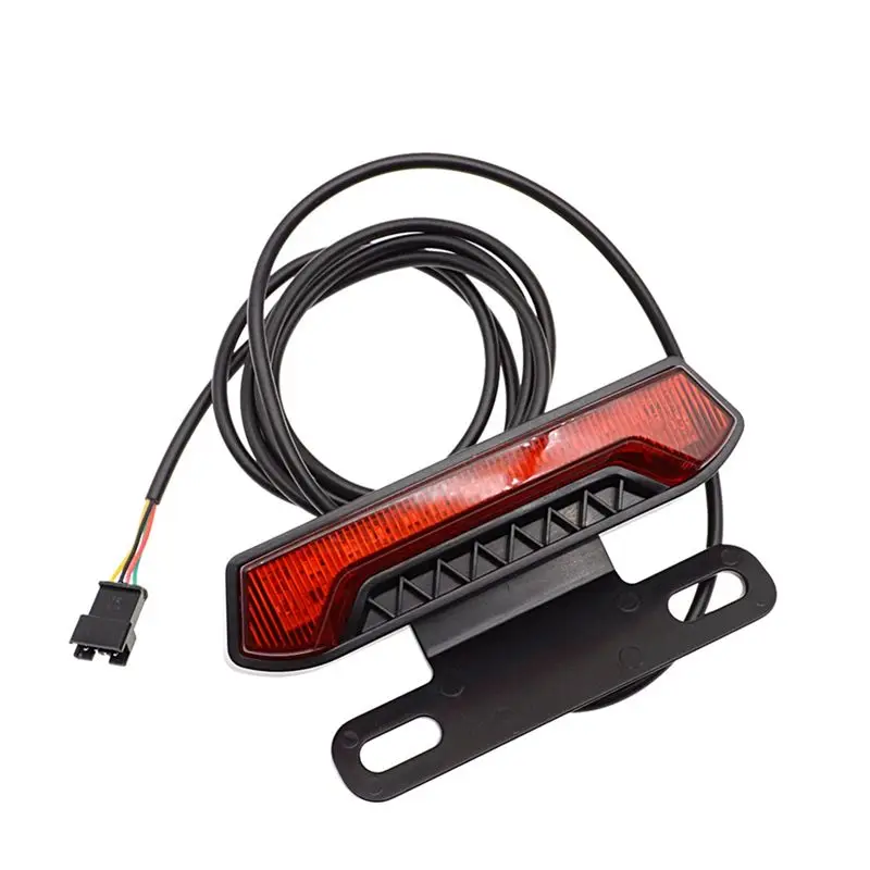 

NEW HOT In Stock-Rear Light Tail Light LED For Ebike For Electric Bicycle Night Riding Warning Equipment Rear Lamp SM Connector