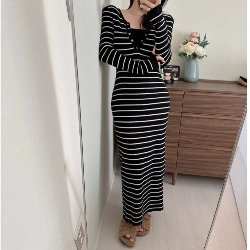 التخسيس طويل V-Ne Dr المرأة Faion العصرية مخطط طول الركبة الخريف تخفيف Sle السيدات الدكتور Ci التنقل