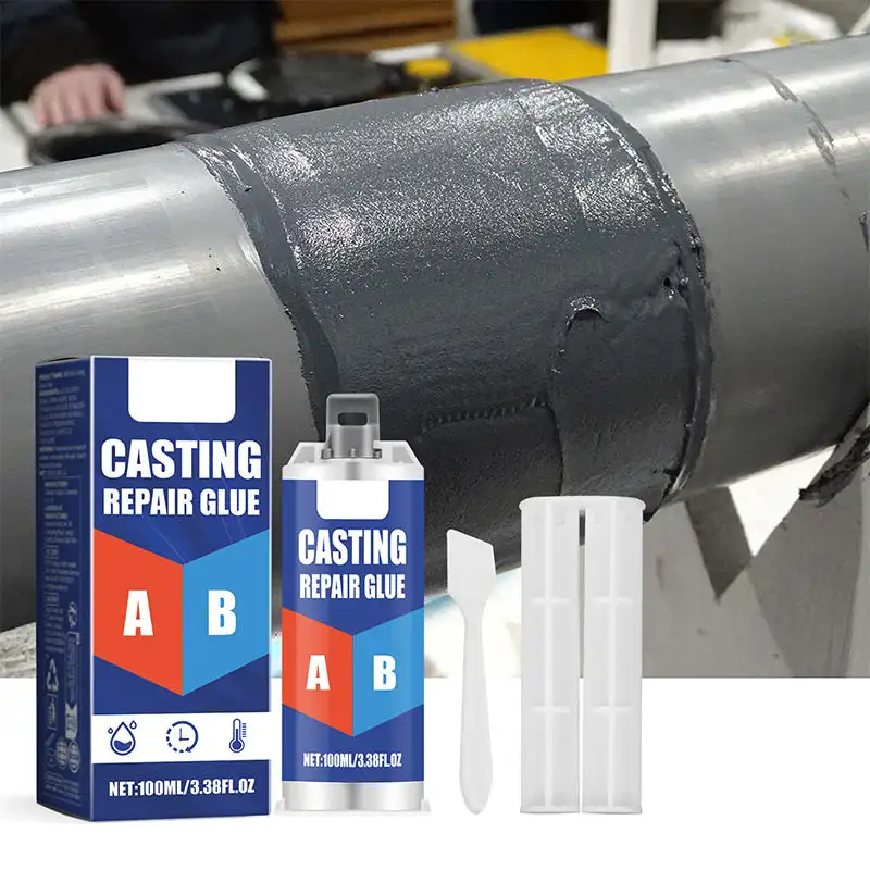 Strong Cold Welding Glue 2 in1 Metal Repair Adhesive Heat Resistant AB Glue Sealant Magic Plastic Repair Adhesive Waterproof