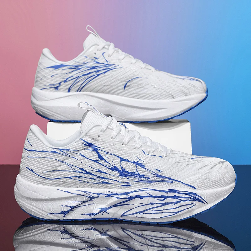 

Lovers thick-sole light running shoes Four season soft-sole non-slip outdoor running shoes Fashion men women breathable sneakers