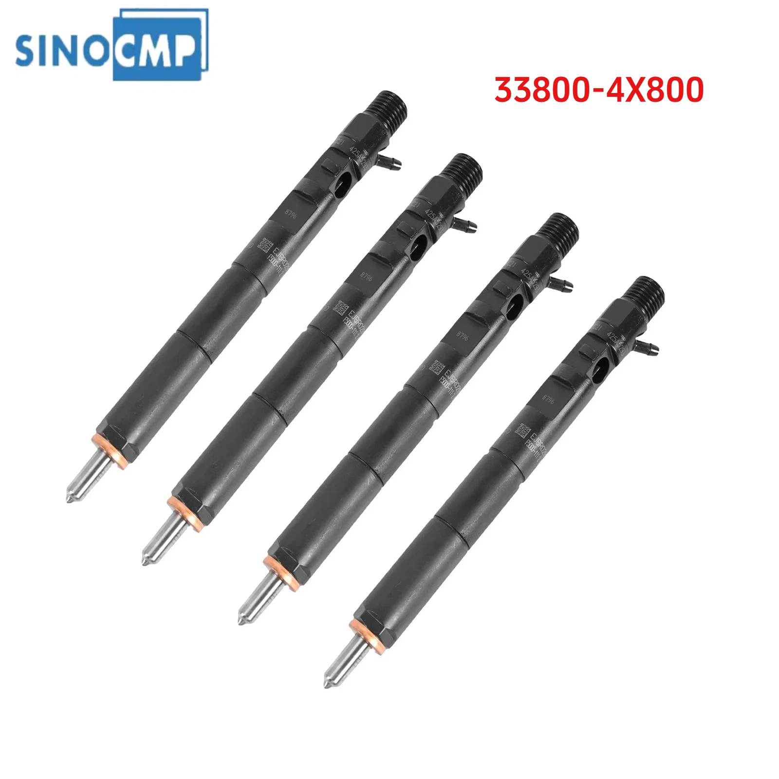 33800-4X800 4pcs Fuel Injector Nozzle For Hyundai Terracan Kia Delphi Canival Kia Sedona 2.9 EU3 Injection Fuel Supply System