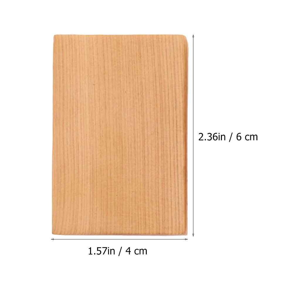 3 stuks rechthoekig houten blok onvoltooid massief hardhout diy ambachtelijk materiaal voor schilderen snijwerk sieraden hanger schoolproject