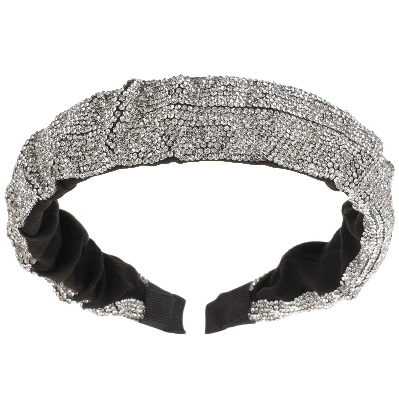 

Better Vision Enjoyment Rhinestone Headbands Durable Practical Headpiece Women Wide Brim Hairband Full Shiny Headband For Party