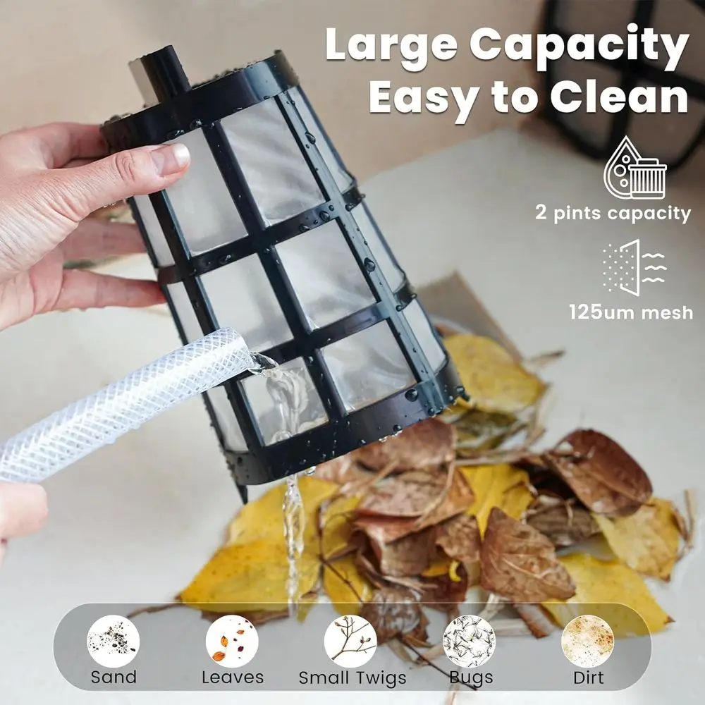 Aspirapolvere wireless per piscina fuori terra: ricaricabile, di lunga durata, efficiente per la rimozione di sabbia e detriti