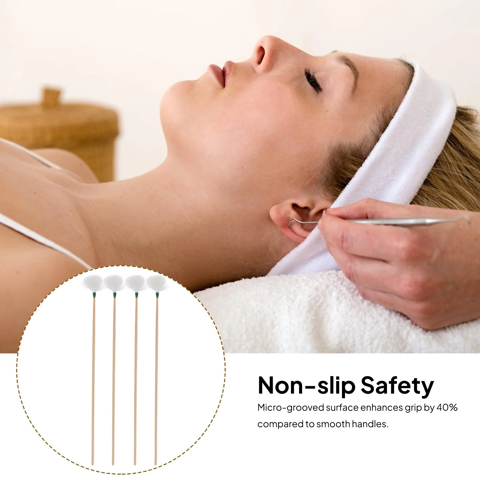 

Набор для чистки ушей из натуральных гусиных перьев с бамбуковыми ручками для ежедневного ухода