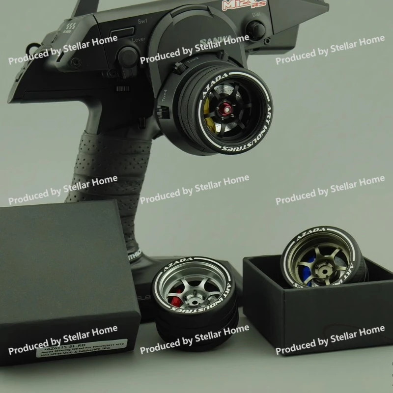 Limited Edition For Azada Remote Control Six Spoke Metal Handwheel Sanwa/Futaba M17/MT44/10PX