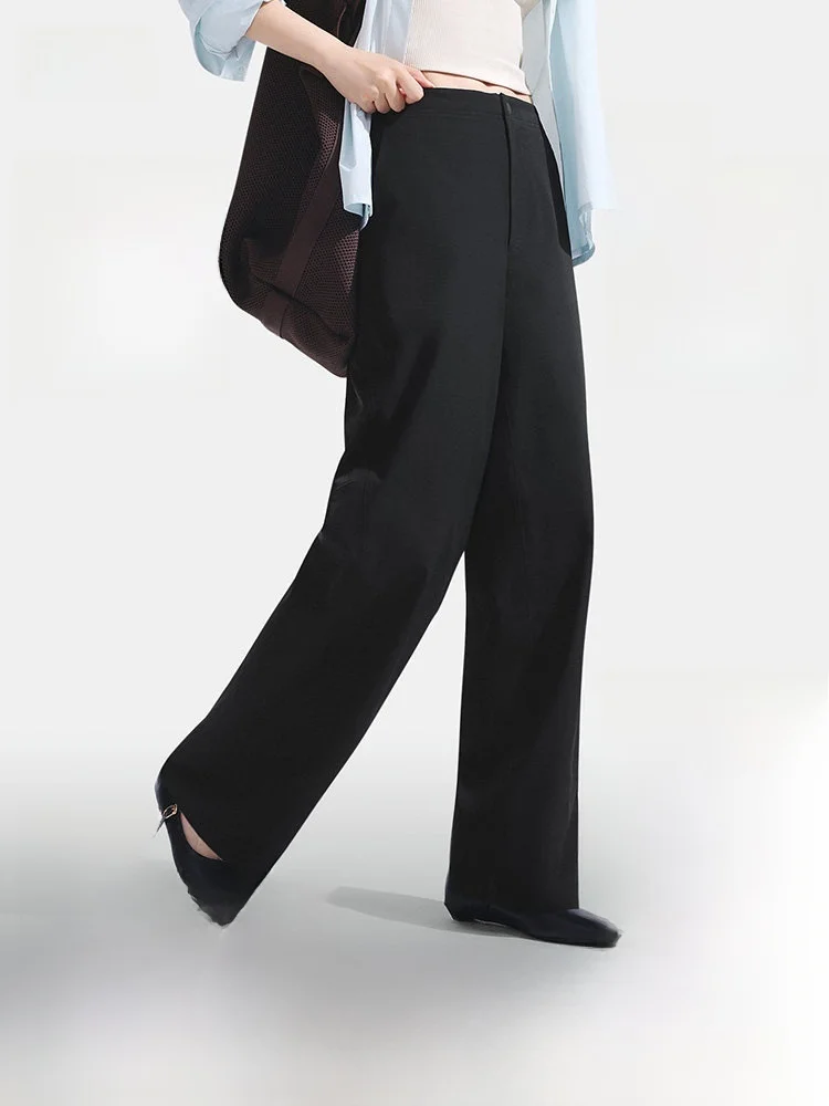 Banana Le Women's High Elastic Straight Leg Pants Loose Slimming Outdoor Versatile Sports Casual Breathable Sun Protection ...